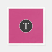 Mod Pink & White Inital