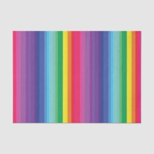 Mod Rainbow Colourful 1st Birthday Party Tissue Paper
