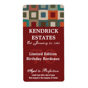 Mod Red Birthday Wine (375ml)