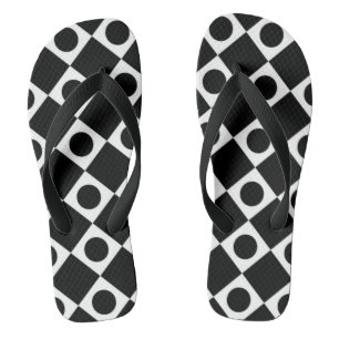 Mod Retro 60's Black Jandals
