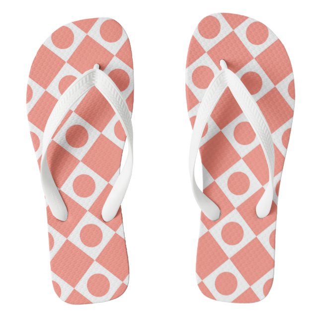 Mod Retro 60's Cantaloupe Jandals (Footbed)