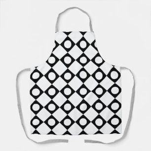 Mod Retro 60's White Apron