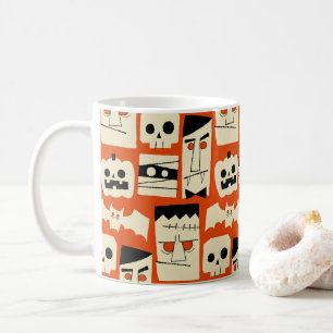 Mod Retro Monsters Coffee Mug