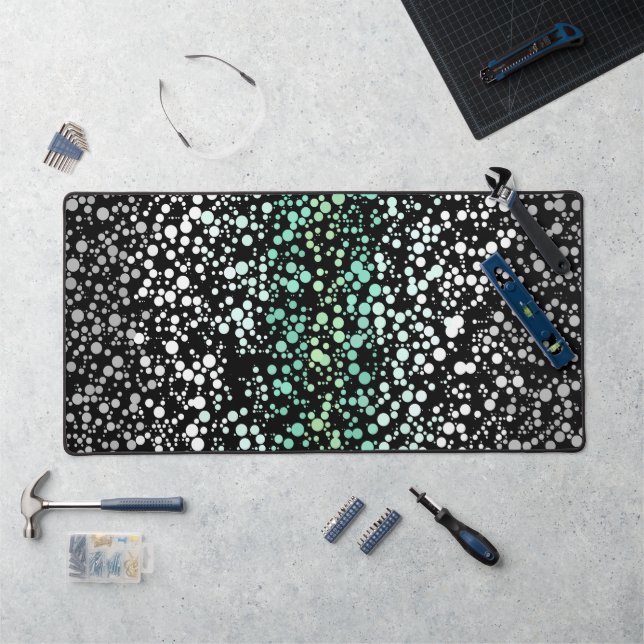 Mod Retro Quirky Groovy Boho Paragender Pride Desk Mat (Workstation)