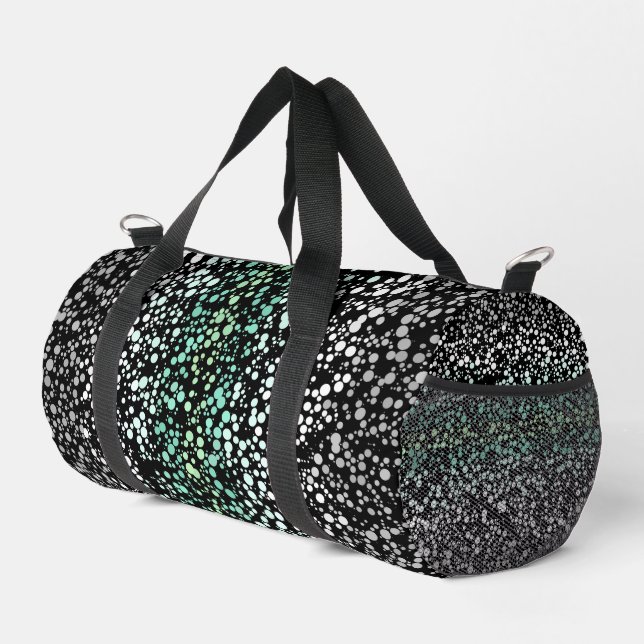 Mod Retro Quirky Groovy Boho Paragender Pride Duffle Bag (Right Corner)