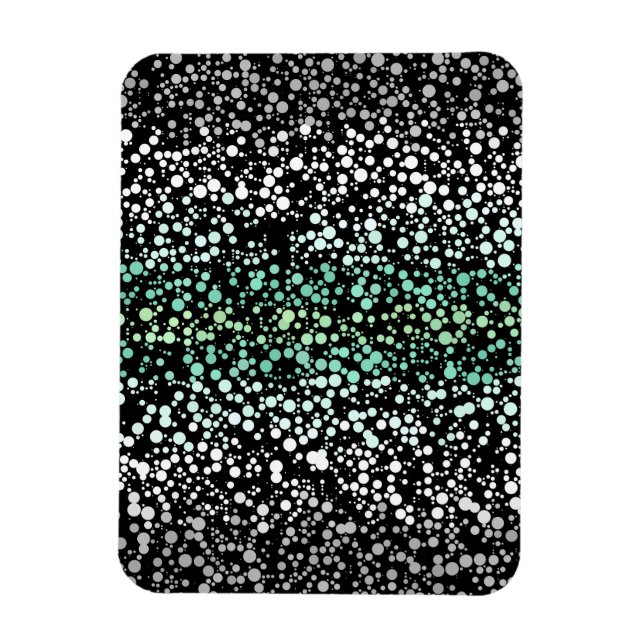 Mod Retro Quirky Groovy Boho Paragender Pride Magnet (Vertical)