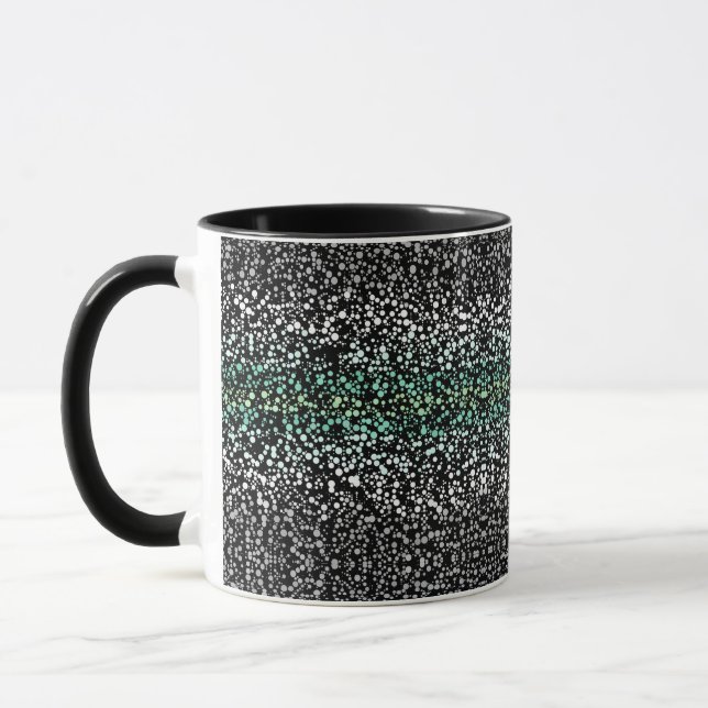 Mod Retro Quirky Groovy Boho Paragender Pride Mug (Left)