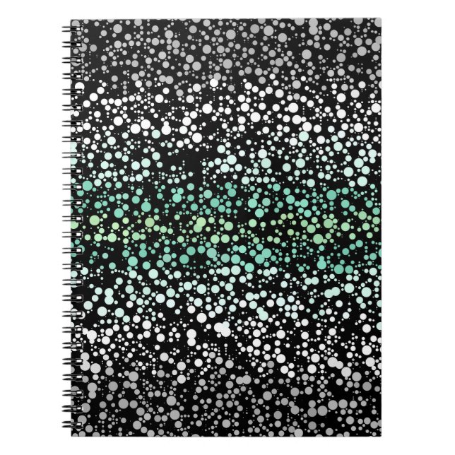 Mod Retro Quirky Groovy Boho Paragender Pride Notebook (Front)