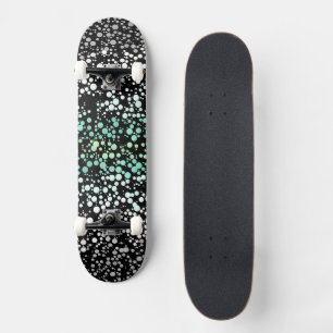 Mod Retro Quirky Groovy Boho Paragender Pride Skateboard