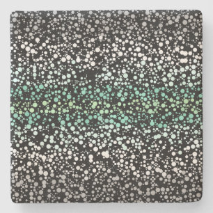Mod Retro Quirky Groovy Boho Paragender Pride Stone Coaster