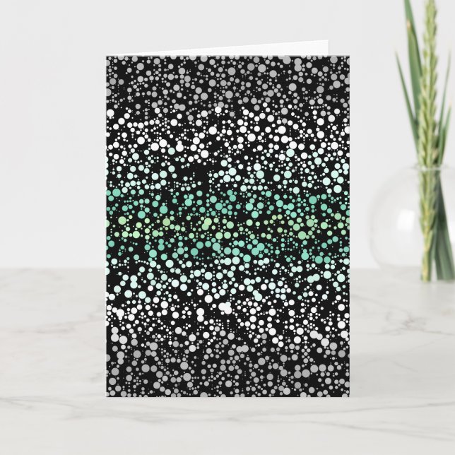 Mod Retro Quirky Groovy Boho Paragender Pride Thank You Card (Front)