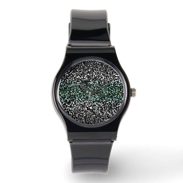 Mod Retro Quirky Groovy Boho Paragender Pride Watch (Front)