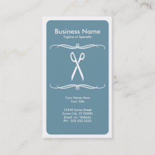 mod scissors business card