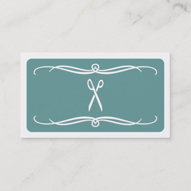 mod scissors (colour customisable) business card (Front)