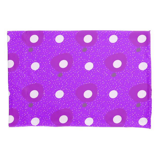 mod shapes_purple pillowcase (Front)