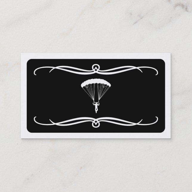 mod skydive (colour customisable) business card (Front)