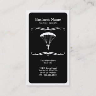 mod skydiving business card