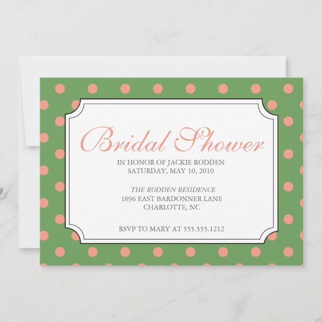 {mod squad} bridal shower invitation (Front)
