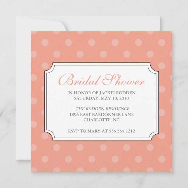 {mod squad} bridal shower invitation (Front)