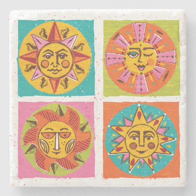 Mod Sun Faces Coaster (Front)