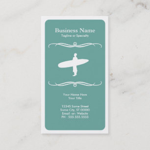 mod surfing business card