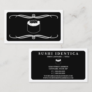 mod sushi business card