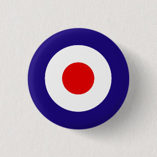 Mod Target 3 Cm Round Badge