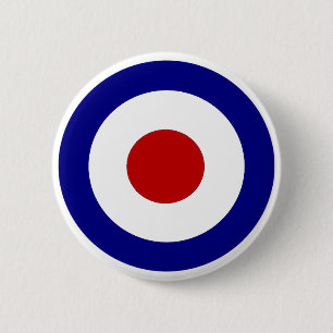 Mod Target 6 Cm Round Badge