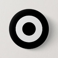 Mod target button, black and white