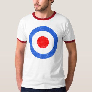 Mod Target Distressed T-Shirt