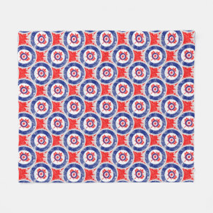 Mod Target Mods maple leaf Target Grunge Roundel Fleece Blanket