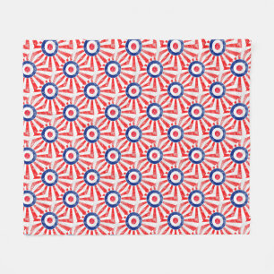 Mod Target Mods USA Target Grunge Roundel Fleece Blanket