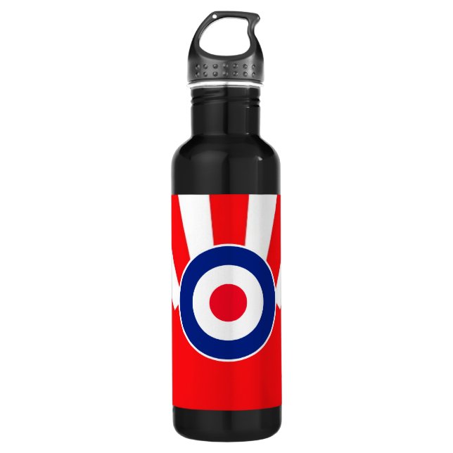 MOD Target on Burst Japan 710 Ml Water Bottle (Front)