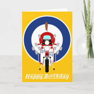 Mod Target Scooter Card