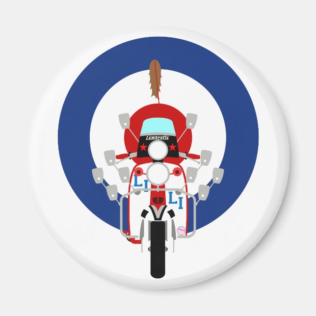Mod Target Scooter Magnet (Front)
