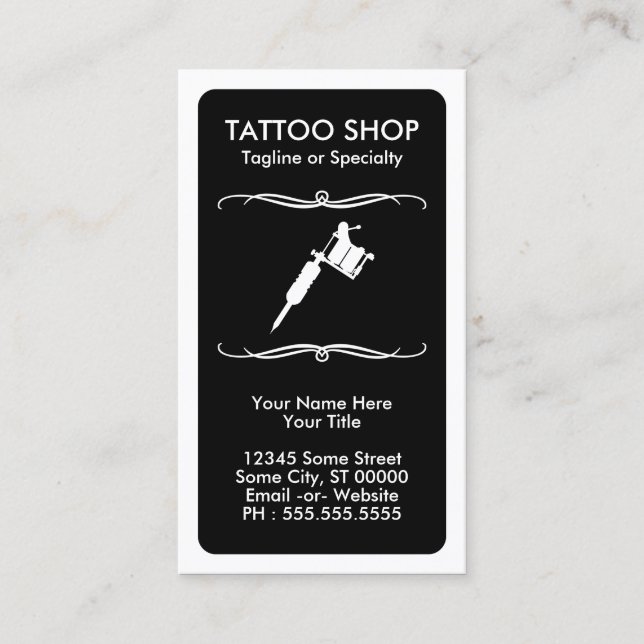 mod TATTOO loyalty card (Front)