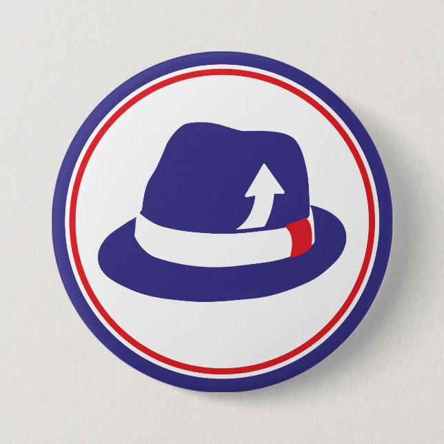 Mod Trilby 7.5 Cm Round Badge (Front)