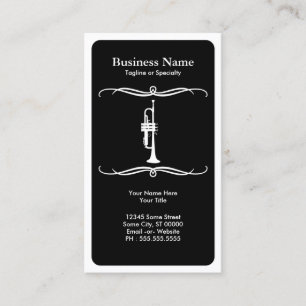 mod trumpet business card