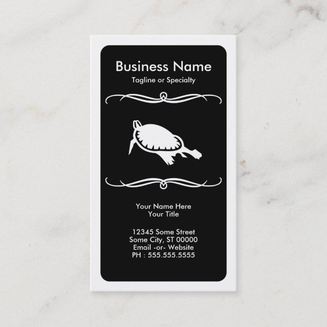 mod turtle business card (Front)