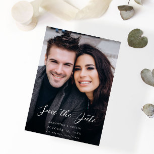 MOD V Photo Elegant Save the Date - Darker Invitation