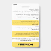 Modalities (Hot/Cold) Badge Card Reference
