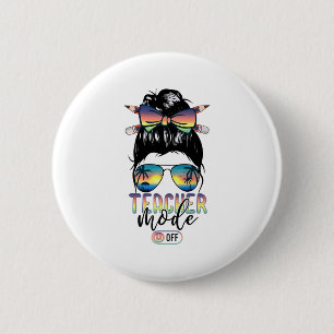 Mode Off Shirt End Of The Year Hello Summer  6 Cm Round Badge