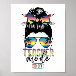 Mode Off Shirt End Of The Year Hello Summer Poster