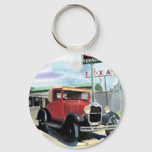 Model A Antique Car Keychain
