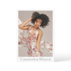 Model Actor 4 Photo Two Sided Comp Card Template