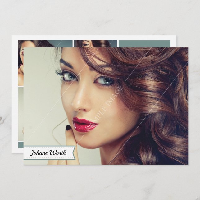 Model Actor Comp Card (Front/Back)