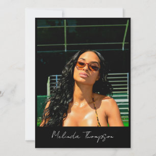 Model Actor Modelling Comp Card 5 Photo Influencer