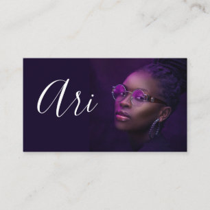 Model Actress Business Card