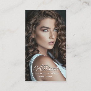 Model and Talent Business Card   QR Code