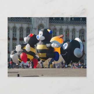 Model ballooning postcard